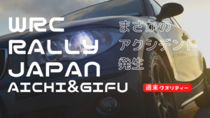 【驚愕】WRC ラリージャパン！ 愛知・岐阜で開催！まさかのアクシデント発生...